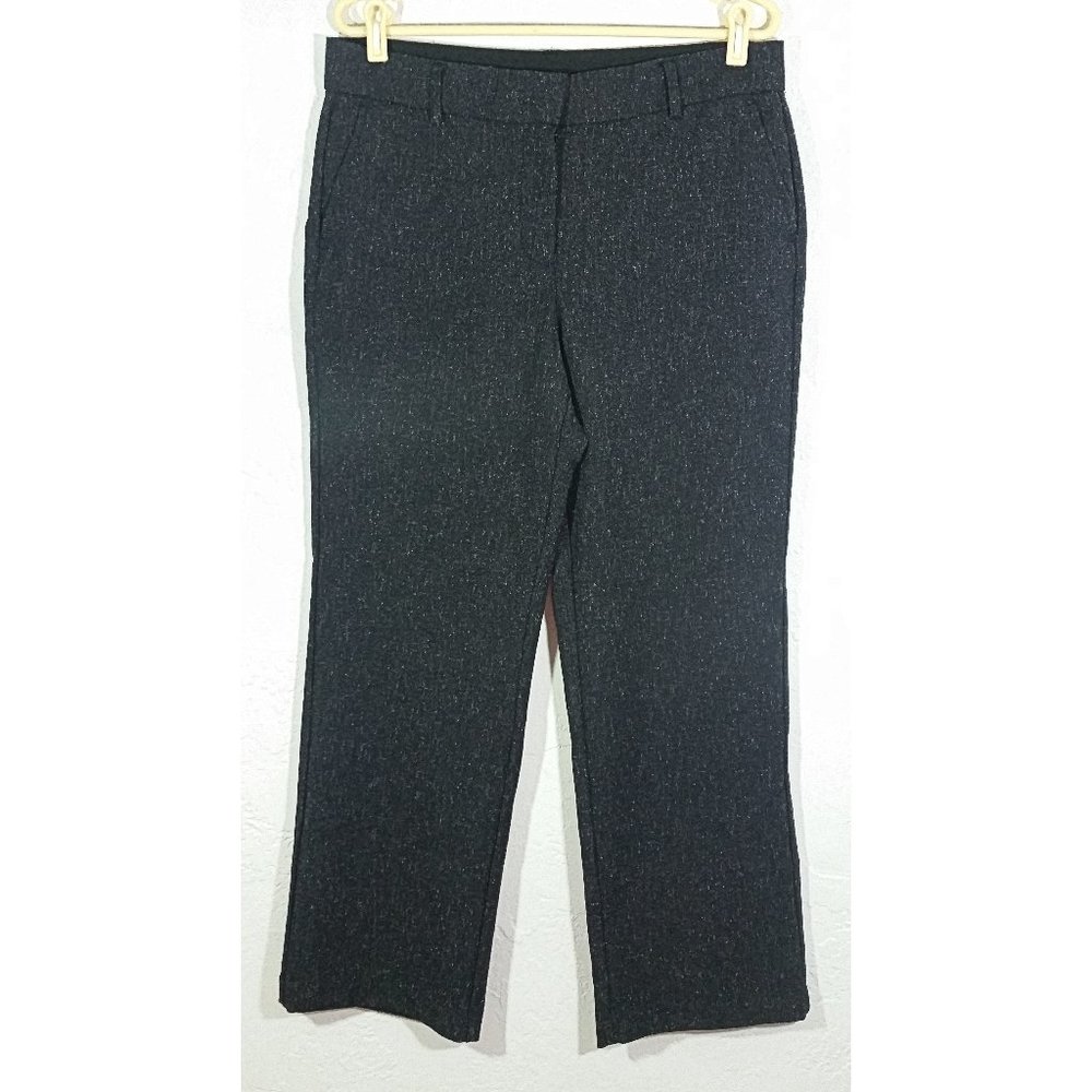 Briggs Pants Size 12 Speckled Tweed Black Pockets Career Dress Trousers